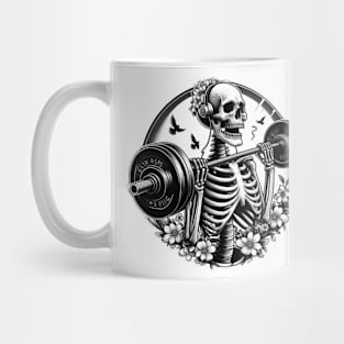 Deadlift Skeleton Mug